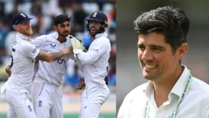 Read more about the article Alastair Cook expresses admiration for the exceptional bowling performance of Shoaib Bashir and Tom Hartley, deeming it the finest display by England spinners he has witnessed
