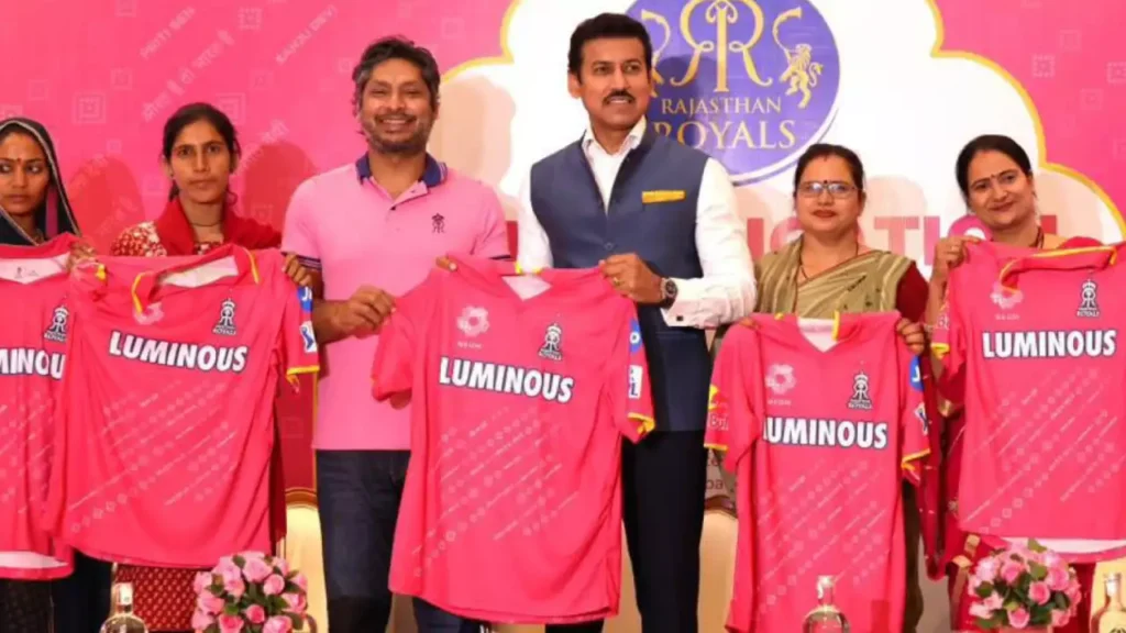 Rajasthan Royals Unveil Pink Jersey